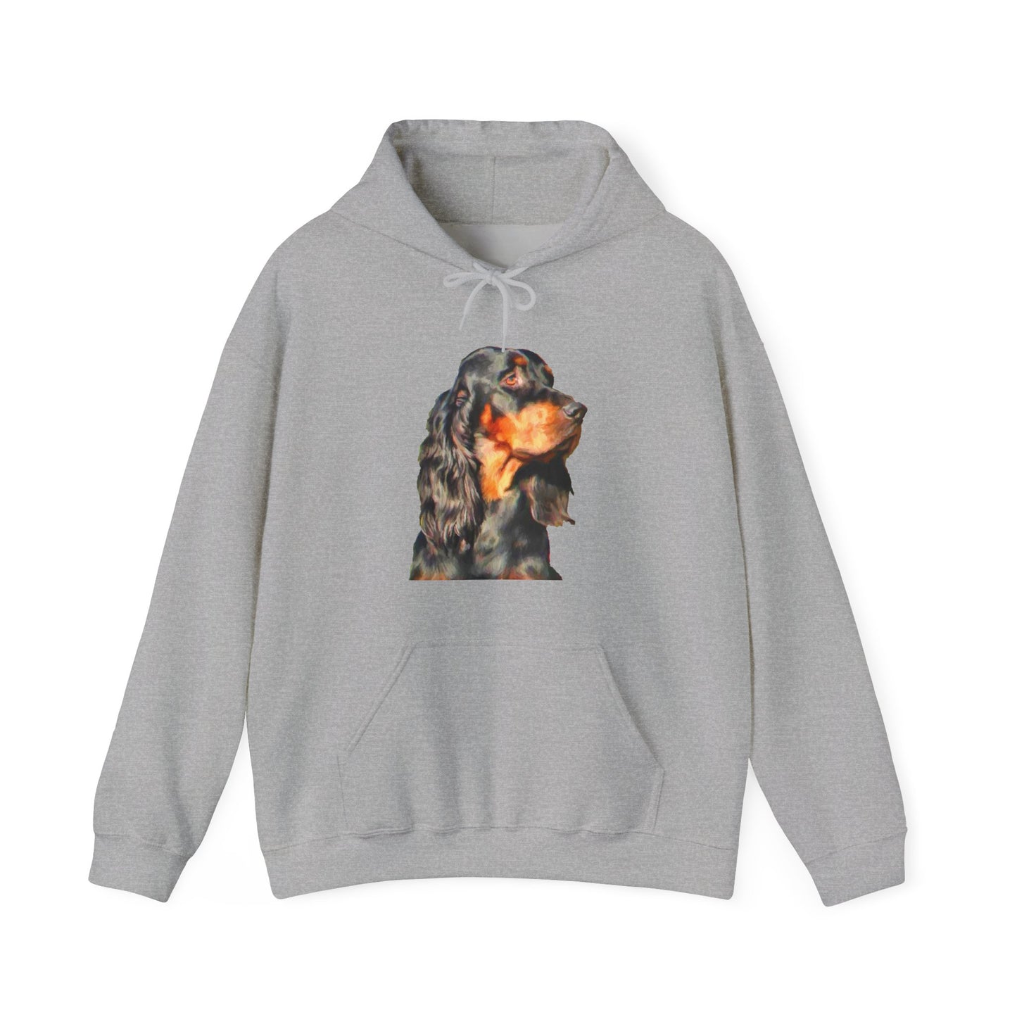 Gordon Setter 'Angus' Unisex 50/50 Hoodie
