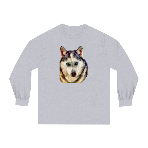 Siberian Husky 'Sacha' Unisex Classic Long Sleeve T-Shirt