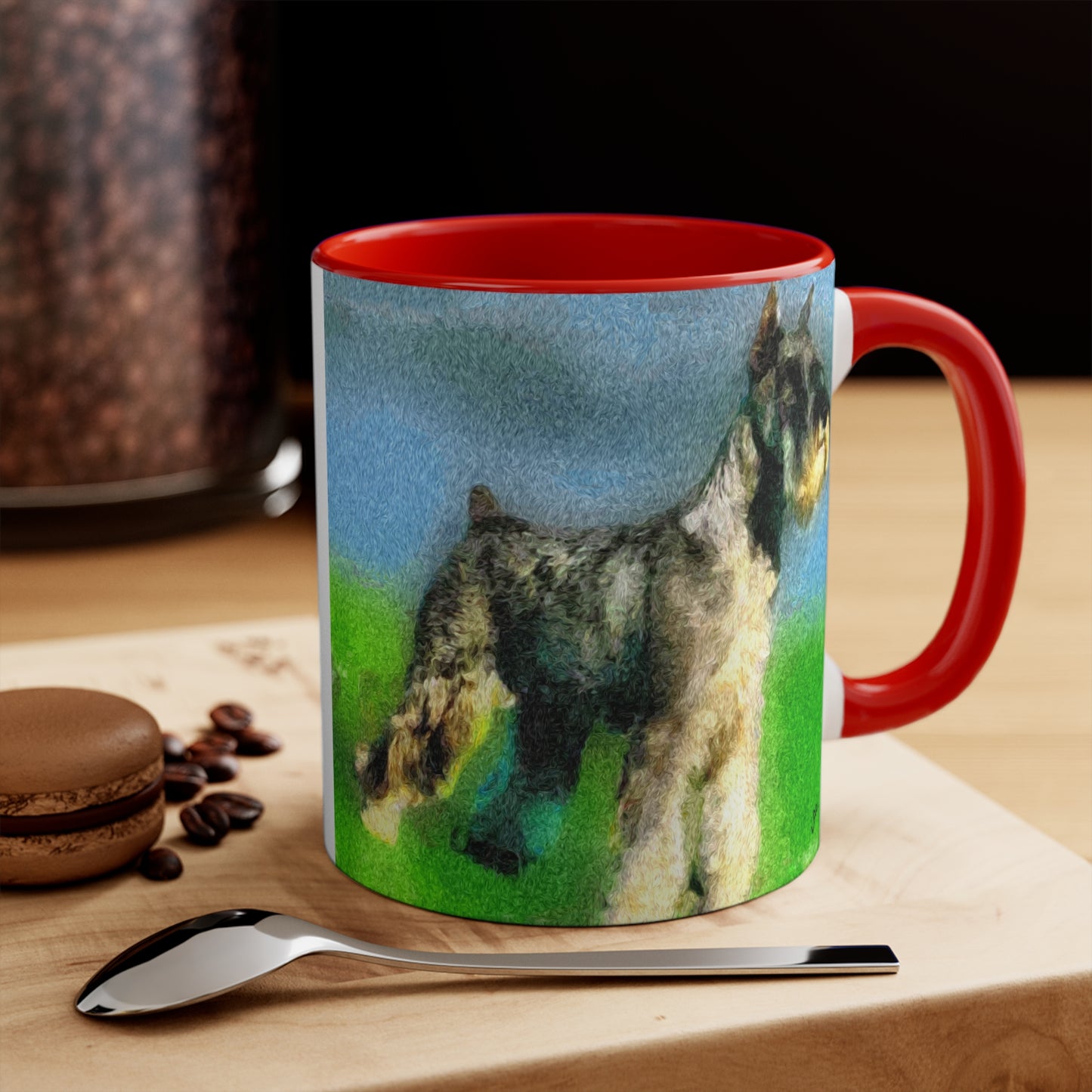 Standard Schnauzer Accent Coffee Mug, 11oz