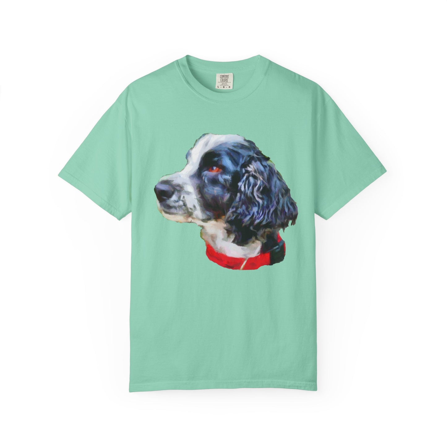 English Cocker Spaniel 'Tango' Unisex Relaxed Garment-Dyed T-shirt