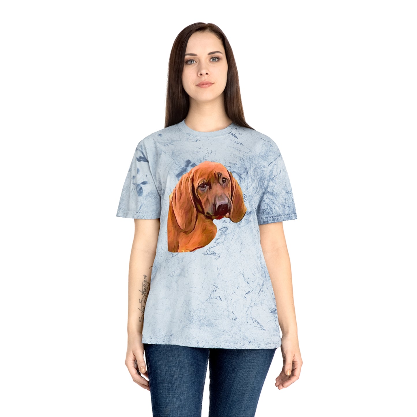 Redbone Coonhound Unisex Cotton Color Blast T-Shirt