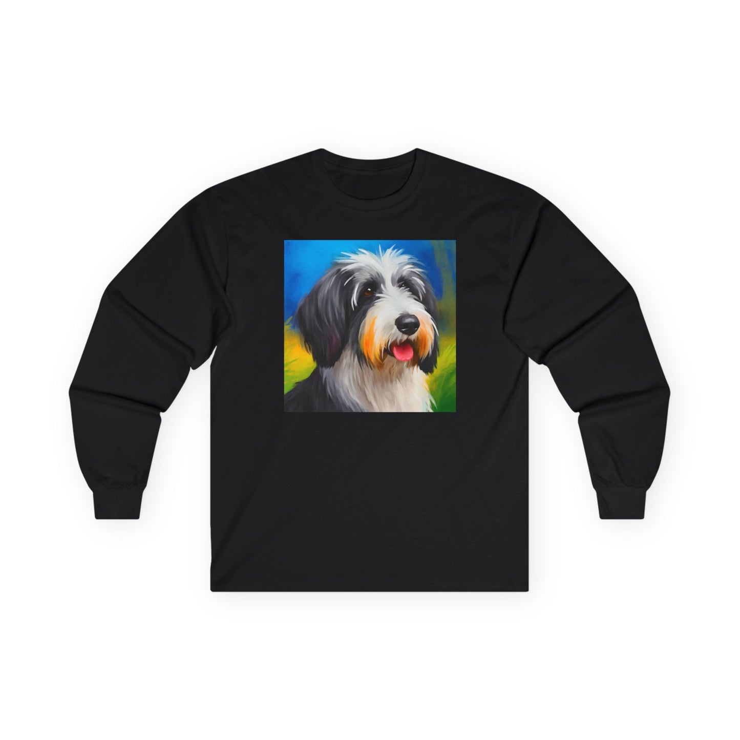 Polish Lowland Sheepdog Unisex Cotton Long Sleeve Tee