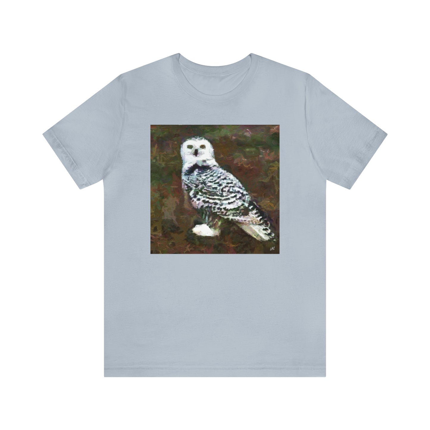Snowy White Owl - - Classic Jersey Short Sleeve Tee