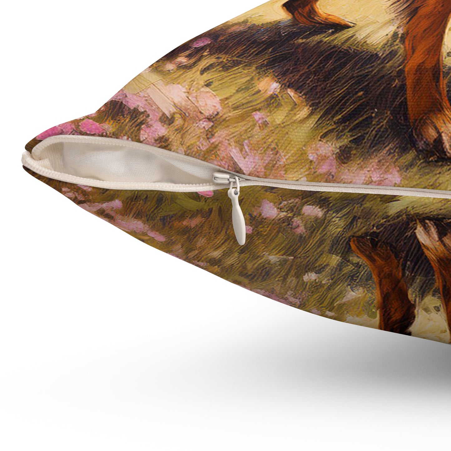 Belgian Tervuren Spun Polyester Throw Pillow
