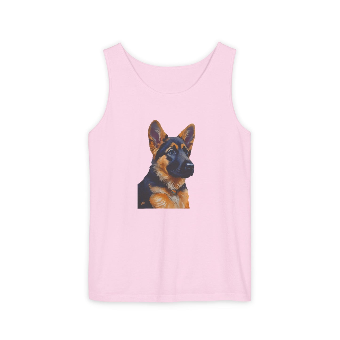 German Shepherd Puppy Unisex Relaxed Fit Tank Top