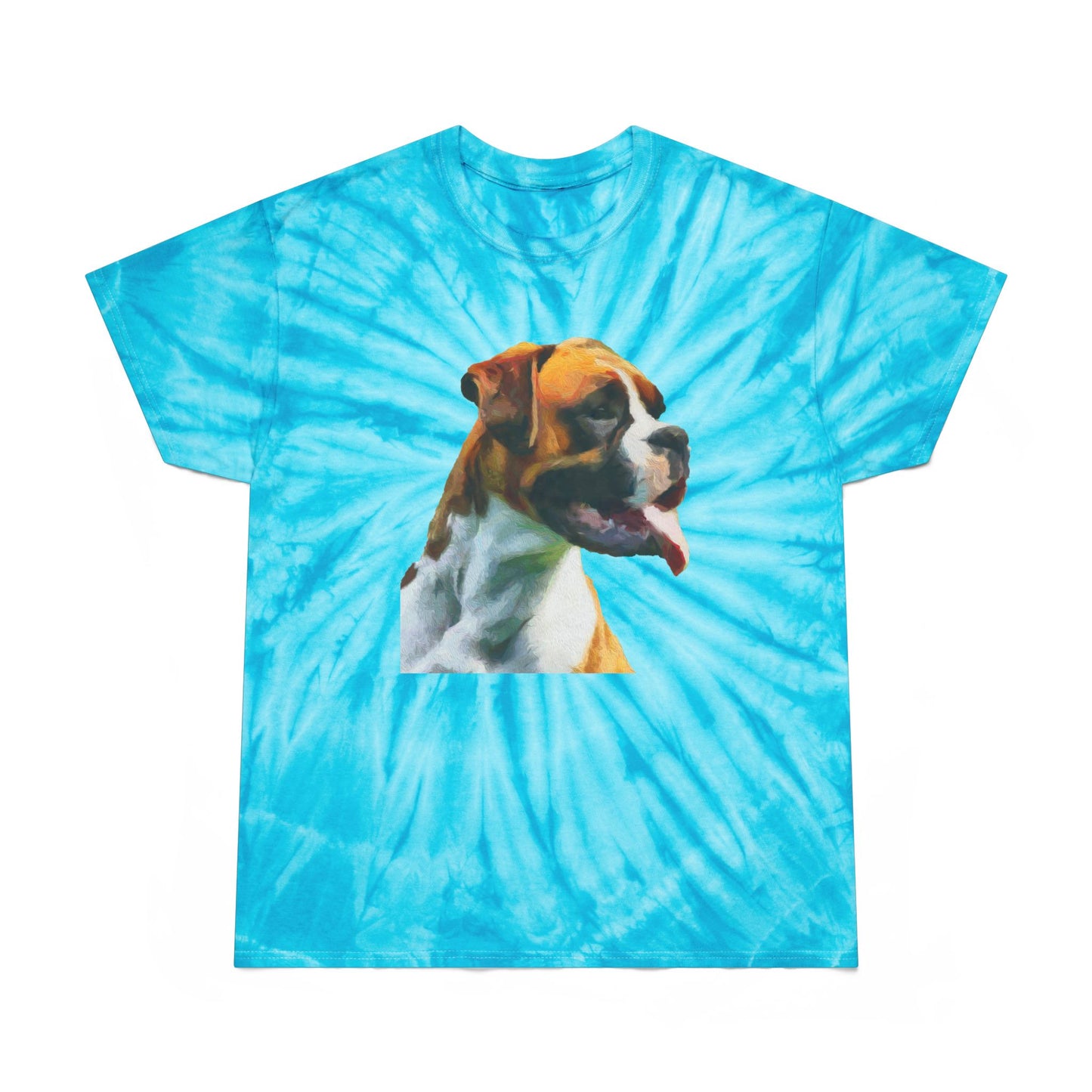 Boxer 'Cooper' Unisex Cotton Tie-Dye Tee - Cyclone Delight
