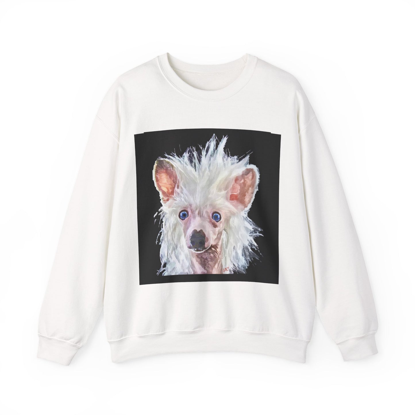 Chinese Crested Unisex 50/50 Crewneck Sweatshirt