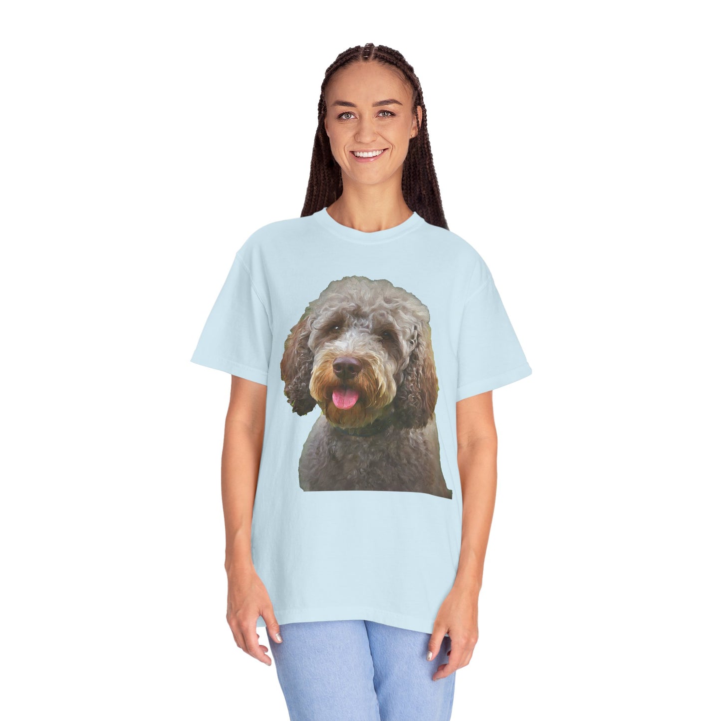 Lagotto Romagnolo 'Italian Truffle Dog' Unisex Garment-Dyed T-shirt