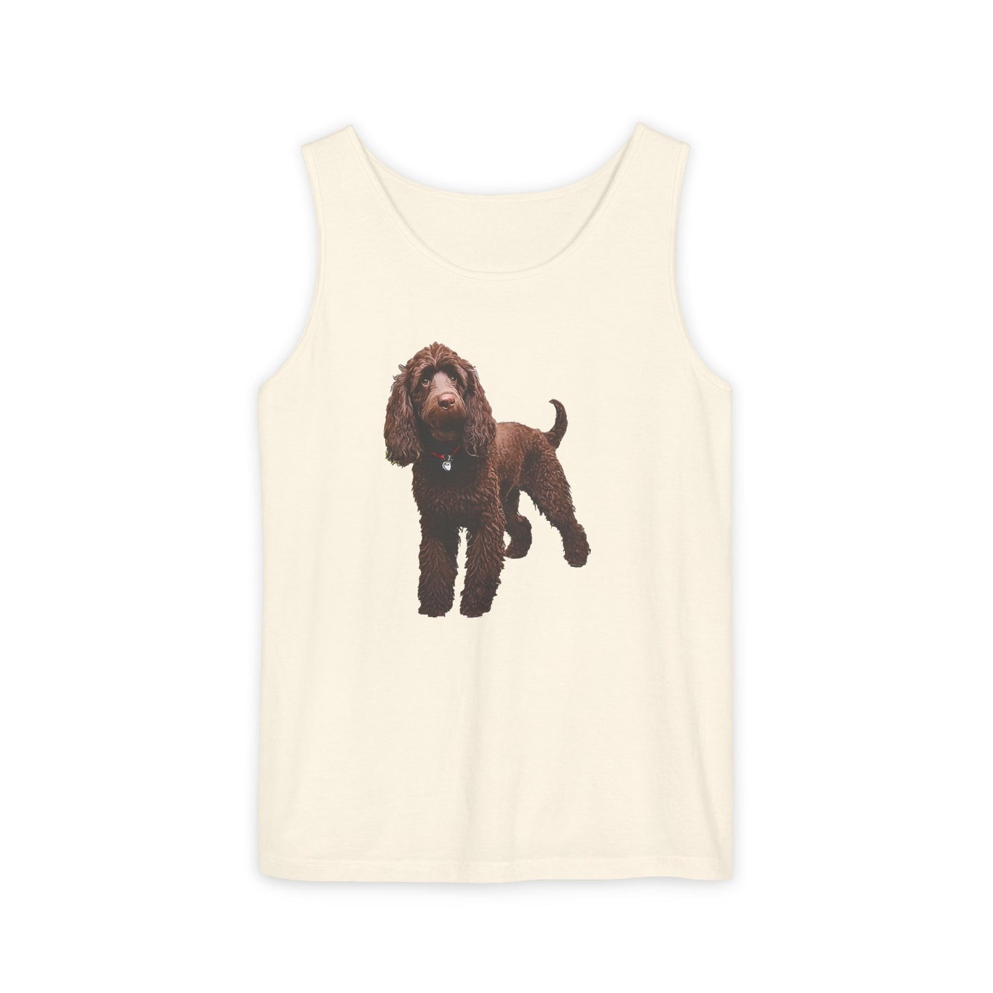Irish Water Spaniel Unisex Relaxed Fit Garment-Dyed Tank Top