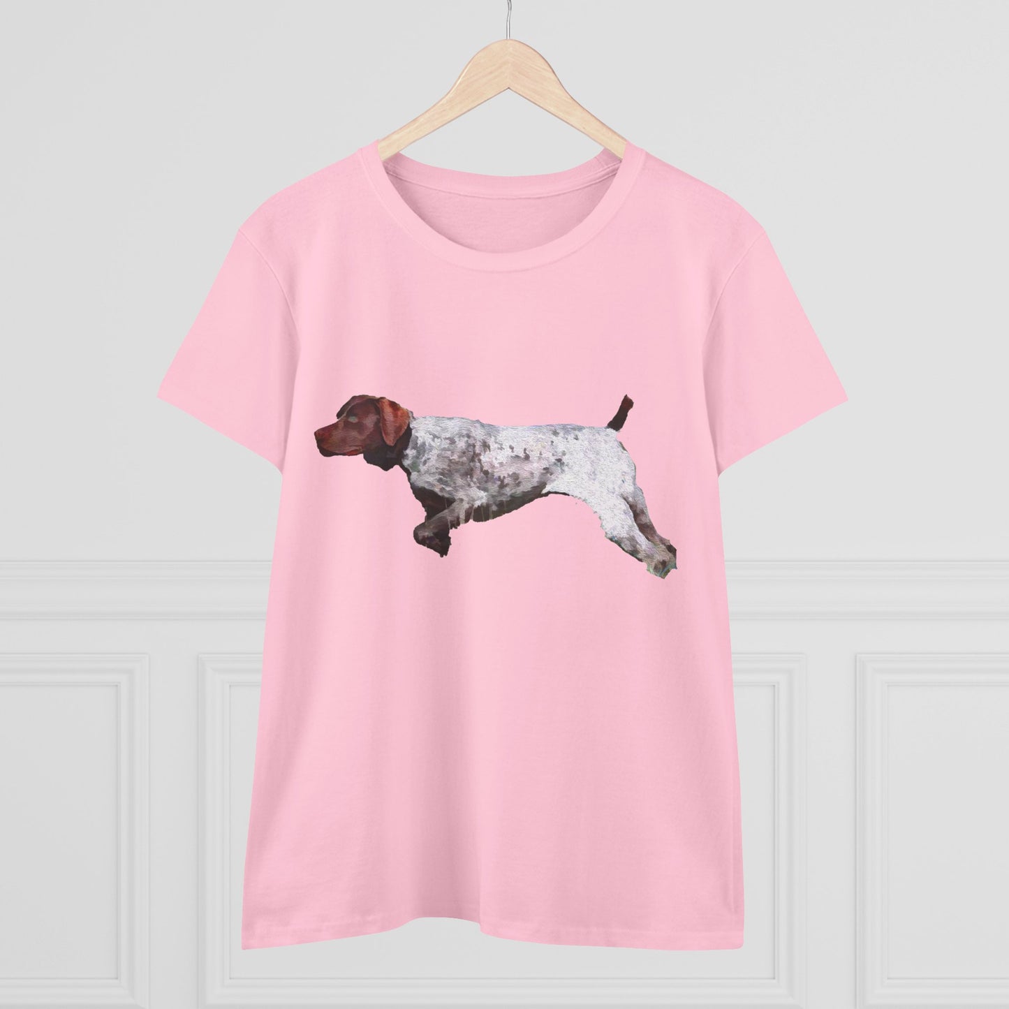 On Point Women's Midweight Cotton Tee for German Shorthaired Pointers