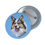Alaskan Klee Kai Metal Pinback Buttons - Celebrate Your Mini Husky