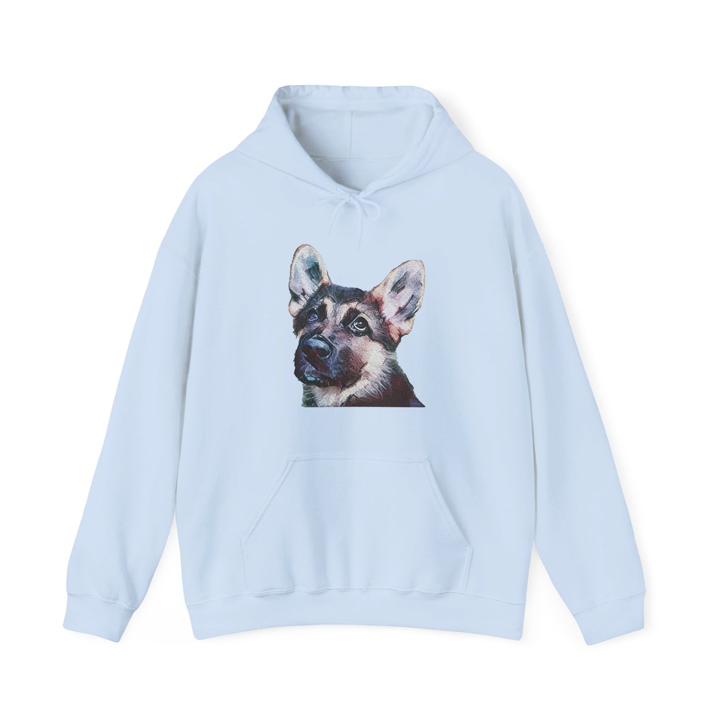German Shepherd 'Sly' Unisex 50/50 Hoodie
