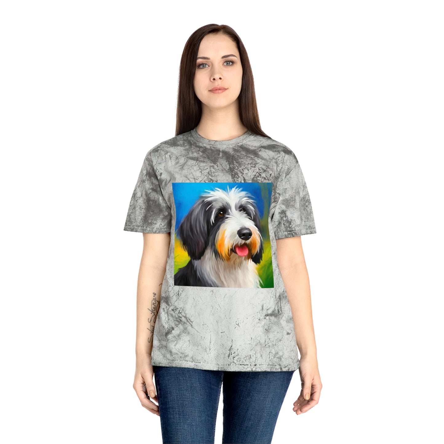 Polish Lowland Sheepdog Unisex Color Blast T-Shirt
