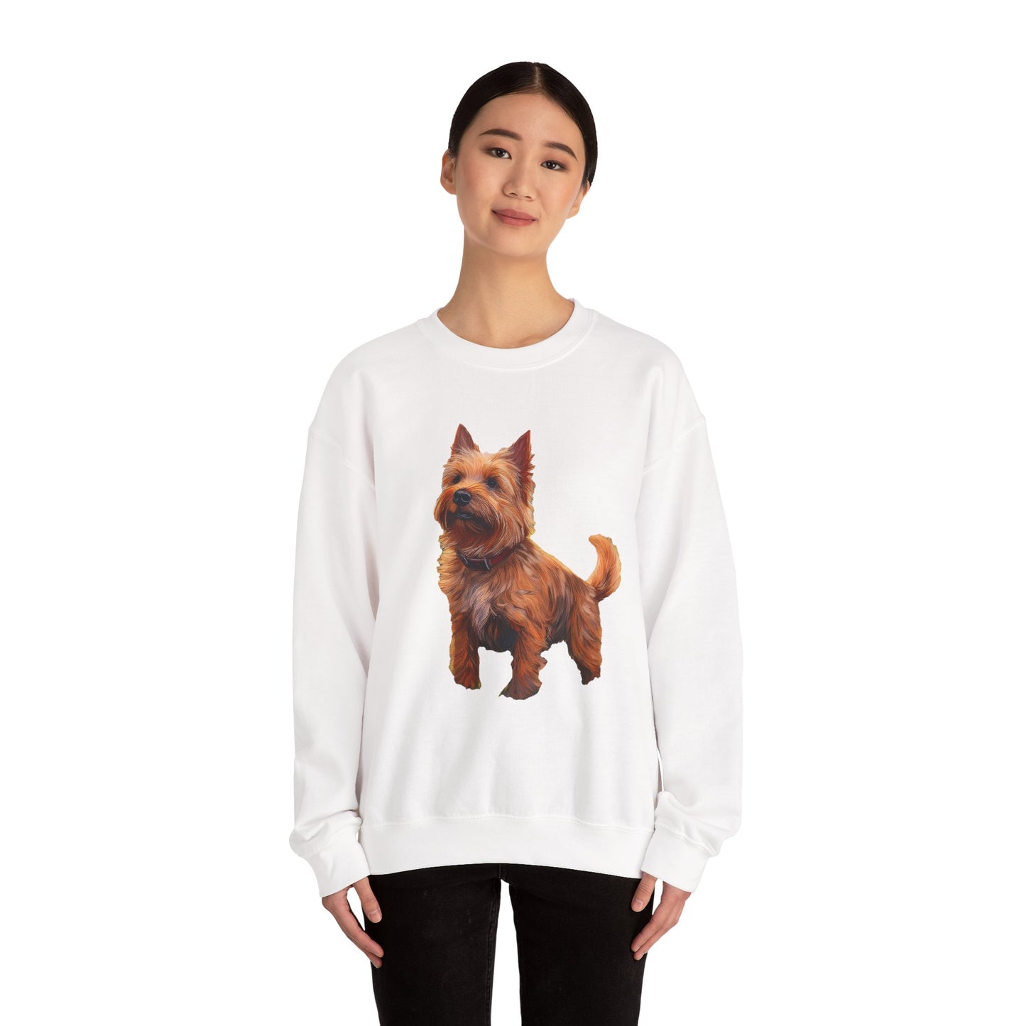 Norwich Terrier Unisex 50/50 Crewneck Sweatshirt