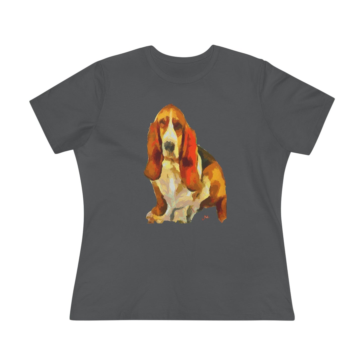 Basset Hound 'Lautrec' Women's Relaxed Fit Tee