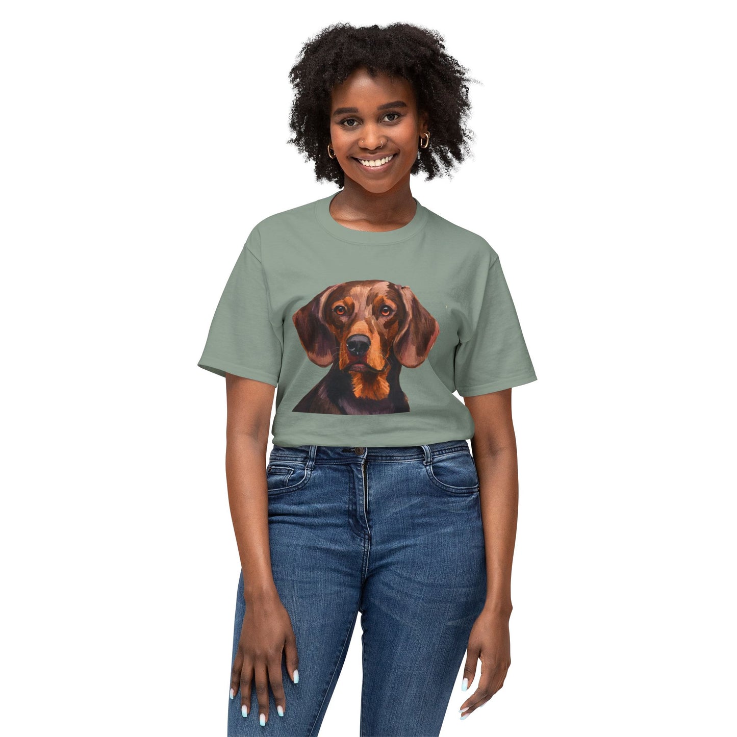Hannoverscher Schweisshund Pre-shrunk Jersey Cotton Tee