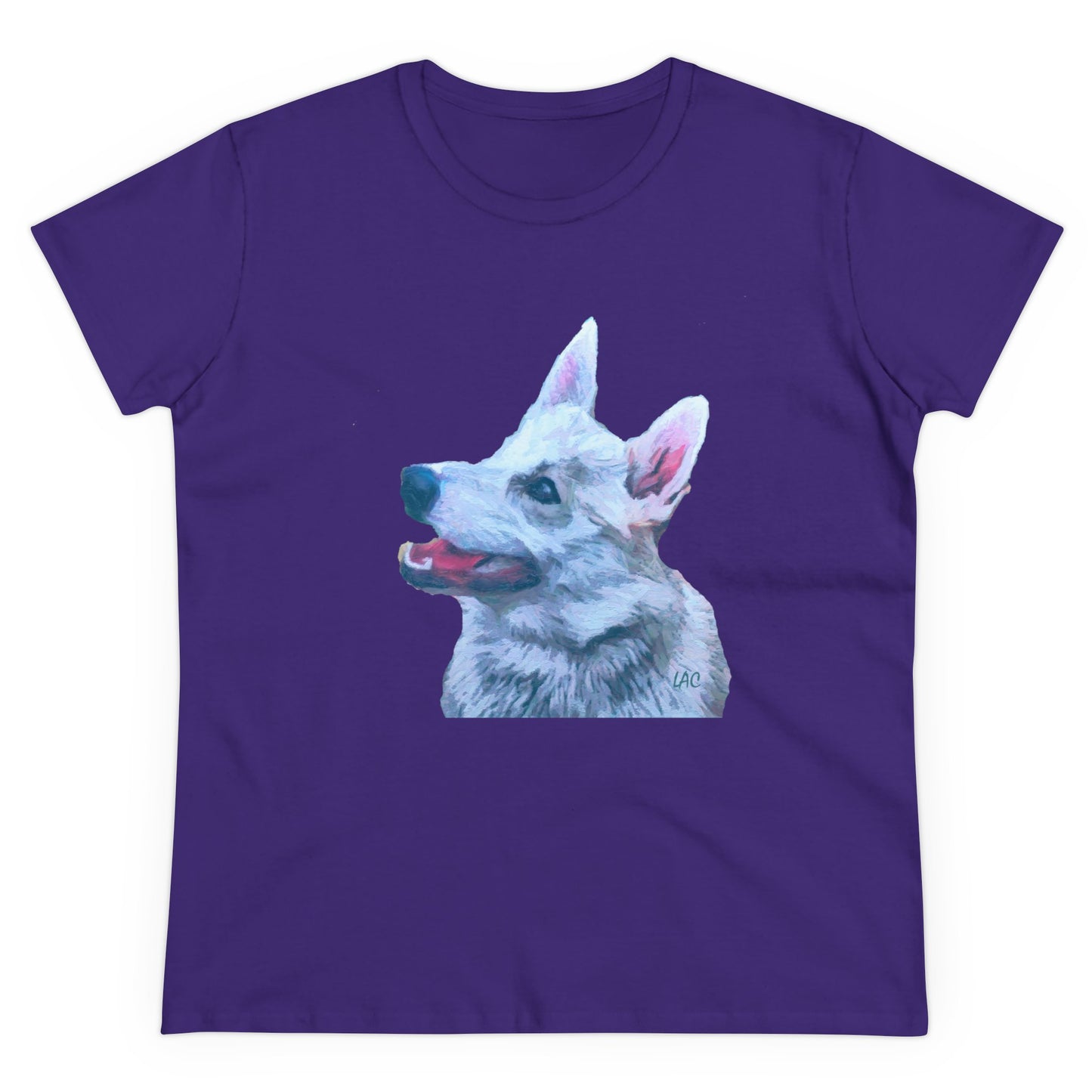 Norwegian Buhund Women's Midweight Cotton Tee