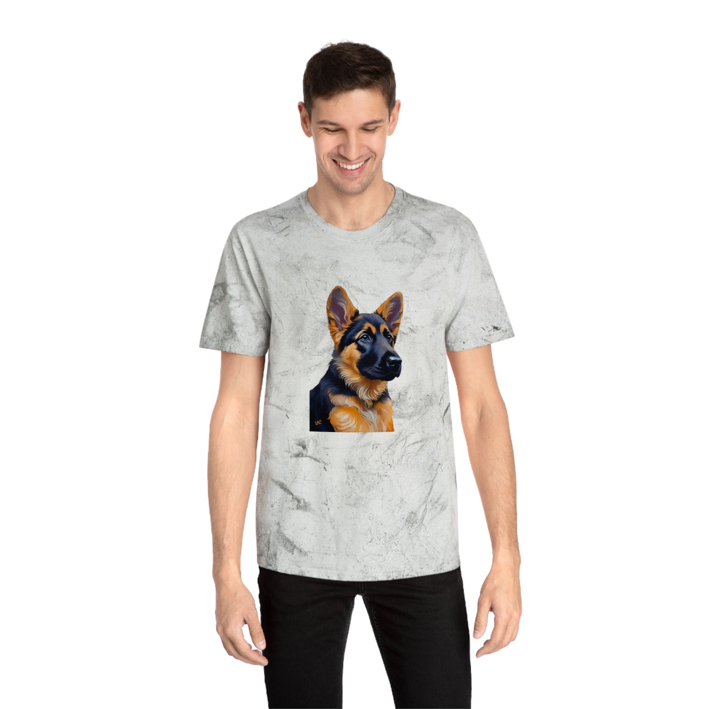 German Shepherd Puppy Unisex Color Blast T-Shirt