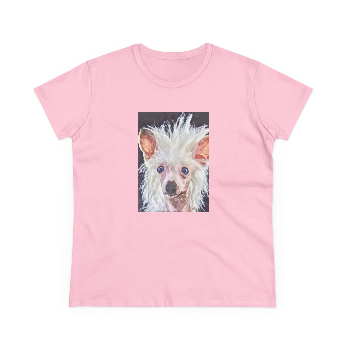 Chinese Crested Women's Midweight Cotton Tee