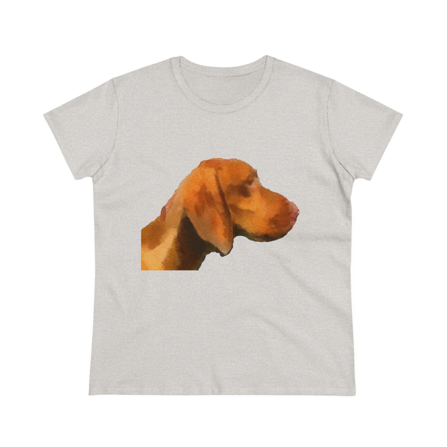 Hungarian Vizsla 'Bela' Women's Midweight Cotton Tee