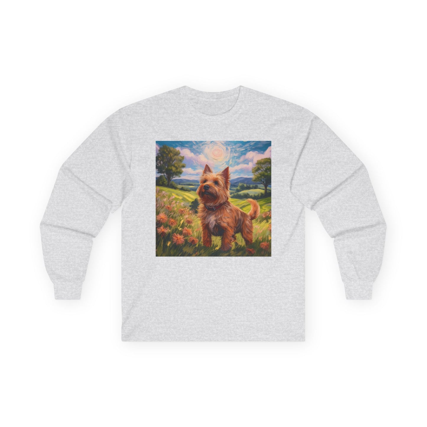 Norwich Terrier Unisex Cotton Long Sleeve Tee