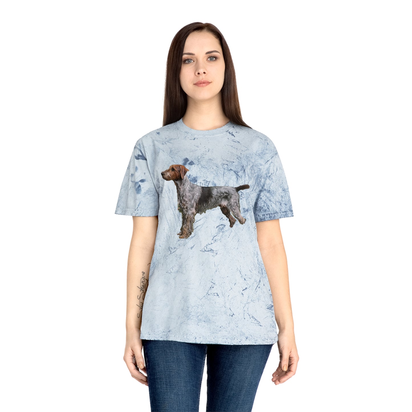 Wirehaired Pointing Griffon Unisex Color Blast T-Shirt