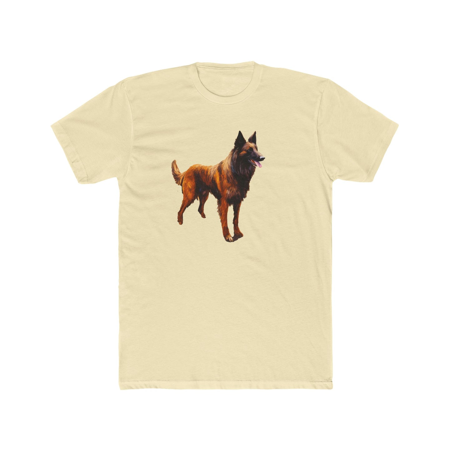 Belgian Tervuren Men's Fitted Cotton Crew Tee