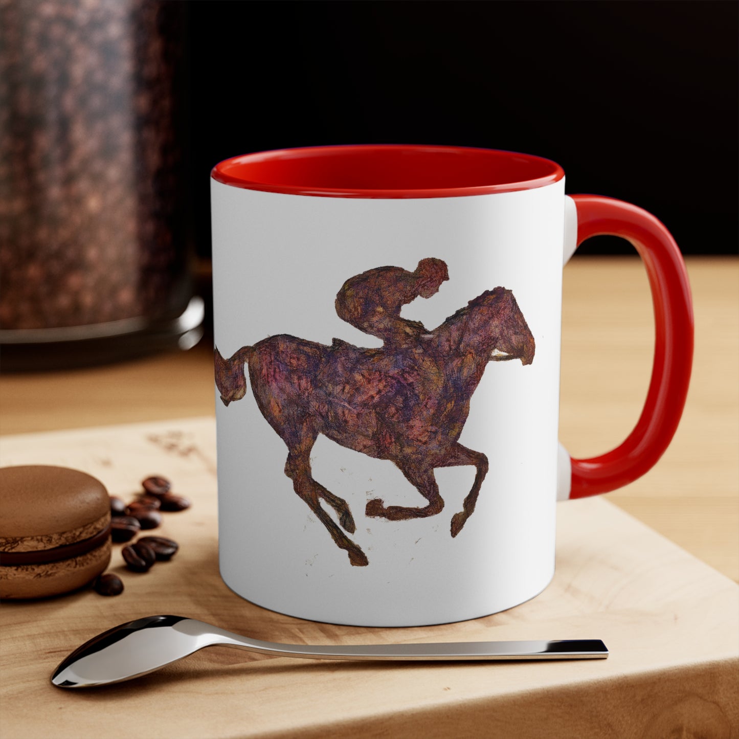 Race Horse Accent Coffee Mug, 11oz