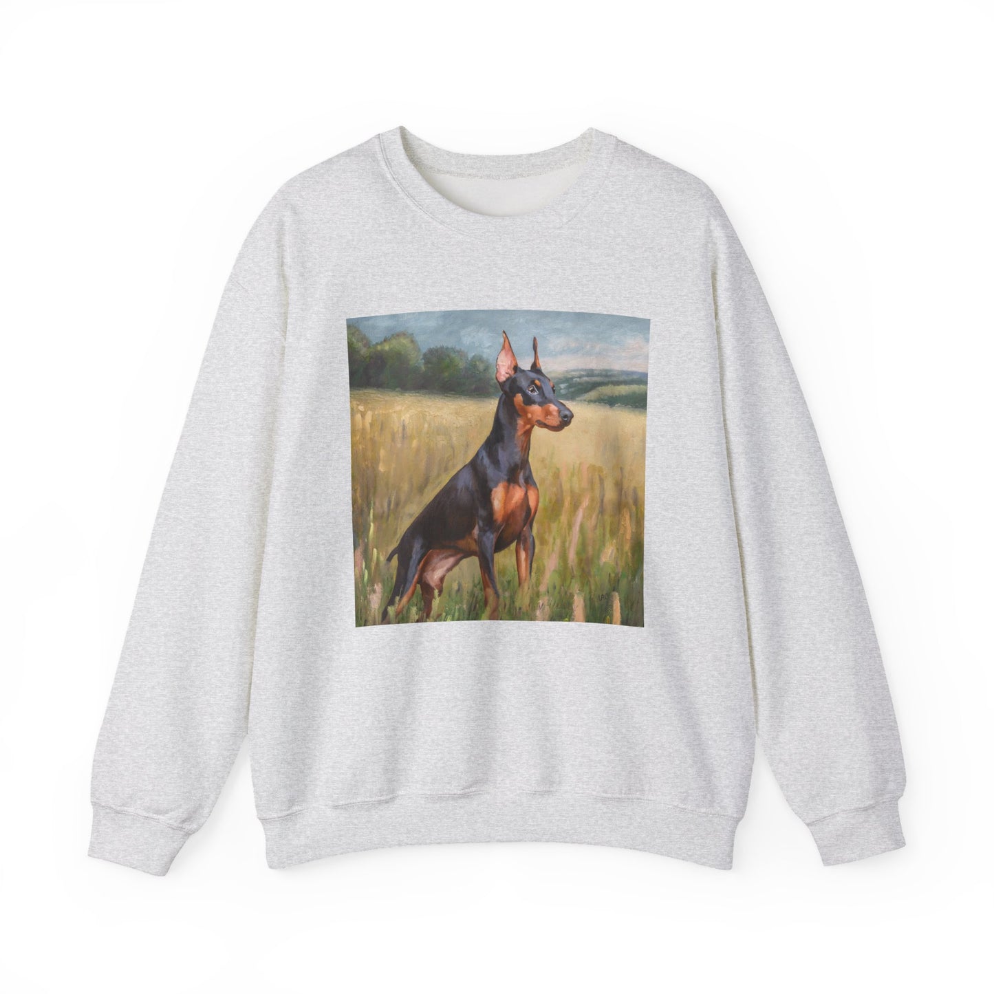 German Pinscher Unisex 50/50 Crewneck Sweatshirt