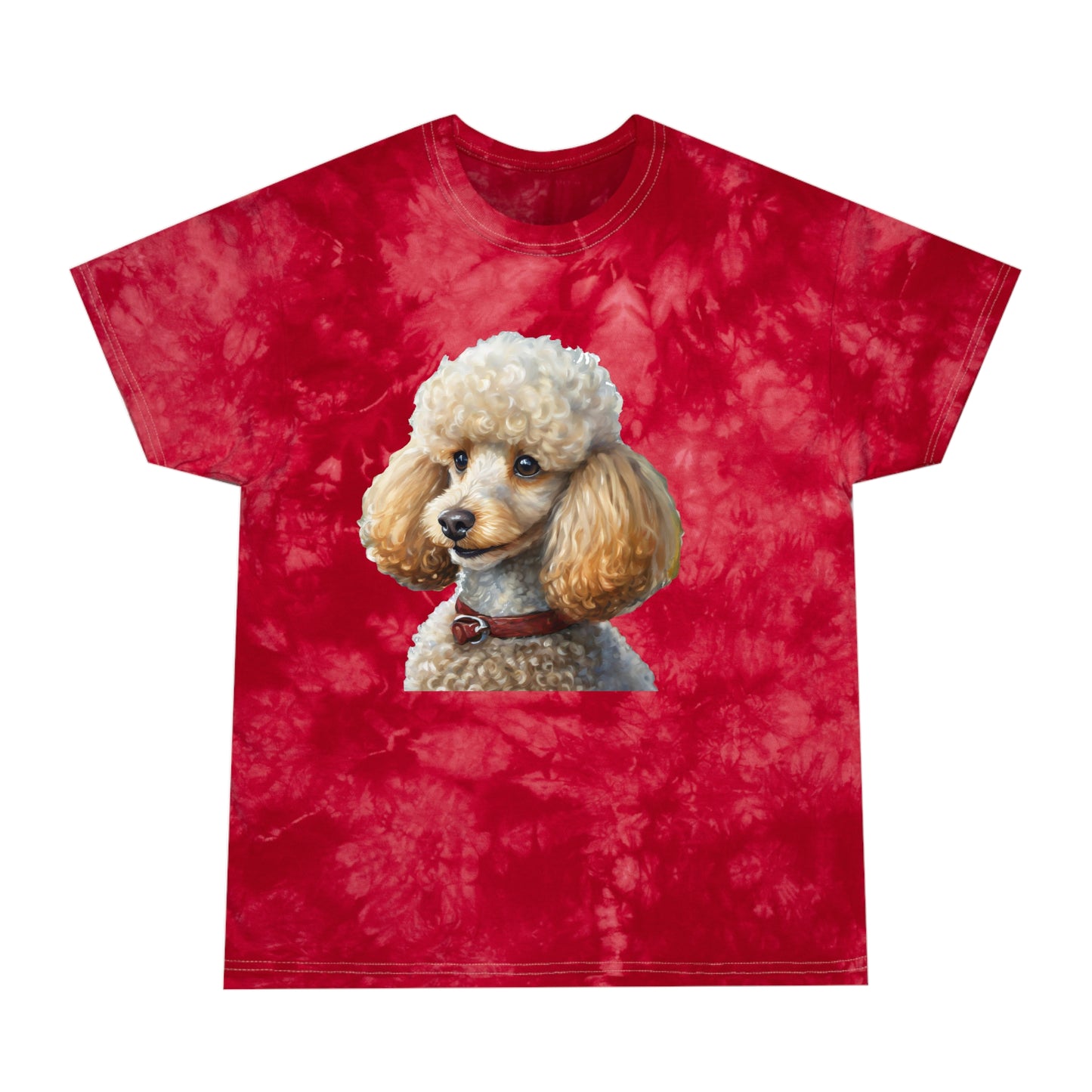 Standard Poodle #2 - Tie-Dye Tee, Crystal