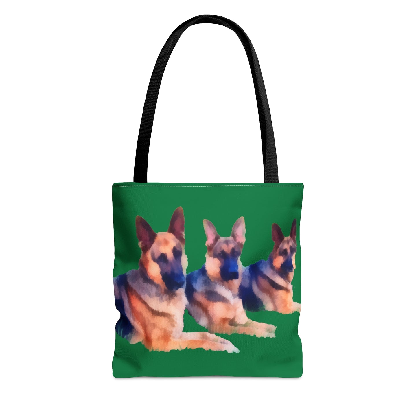 Majestic German Shepherd 'Trio' Artistic Painting Tote Bag