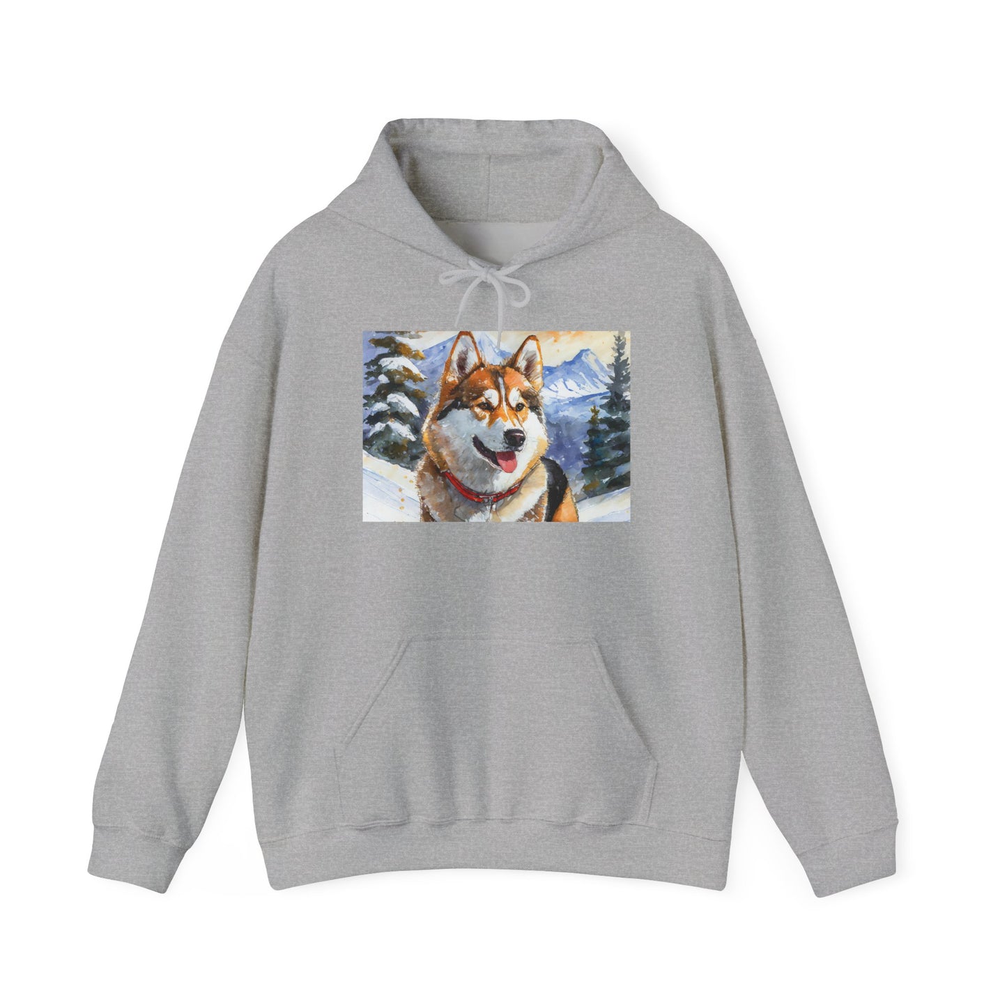 Chinook Sled Dog Unisex 50/50 Hooded Sweatshirt