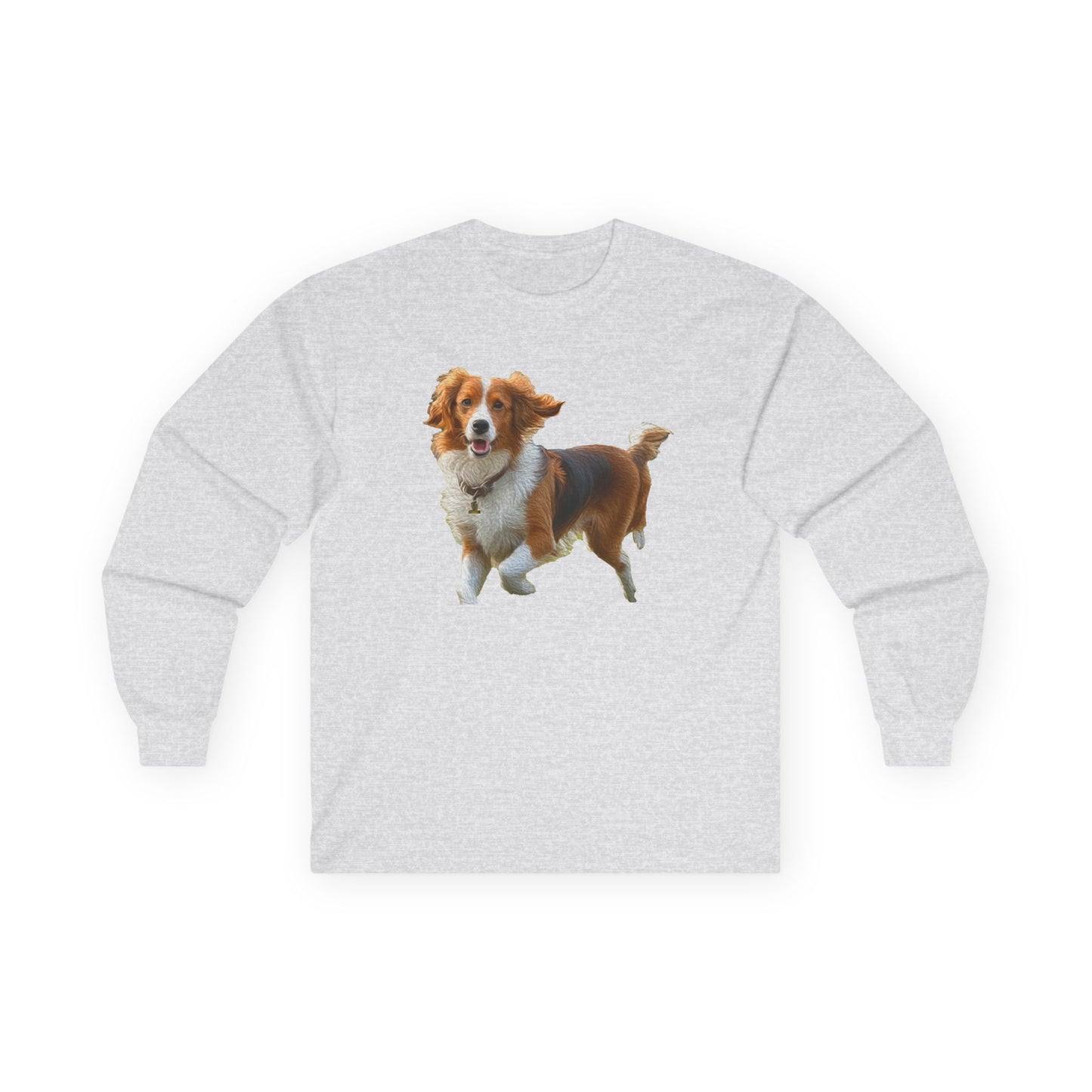 Nederlandse Kooikerhondje Unisex Classic Cotton Long Sleeve Tee