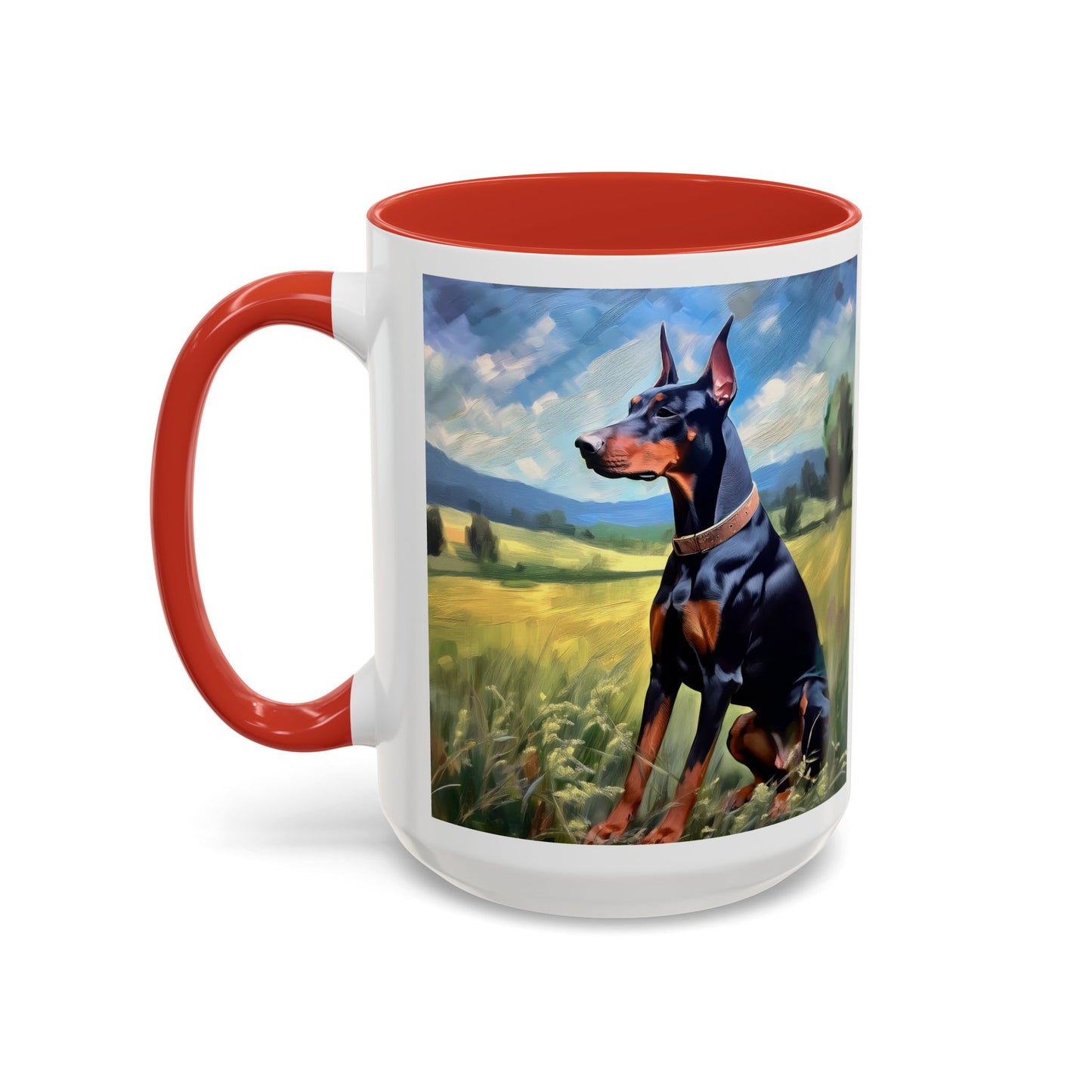 Doberman Pinscher Accent Coffee Mug