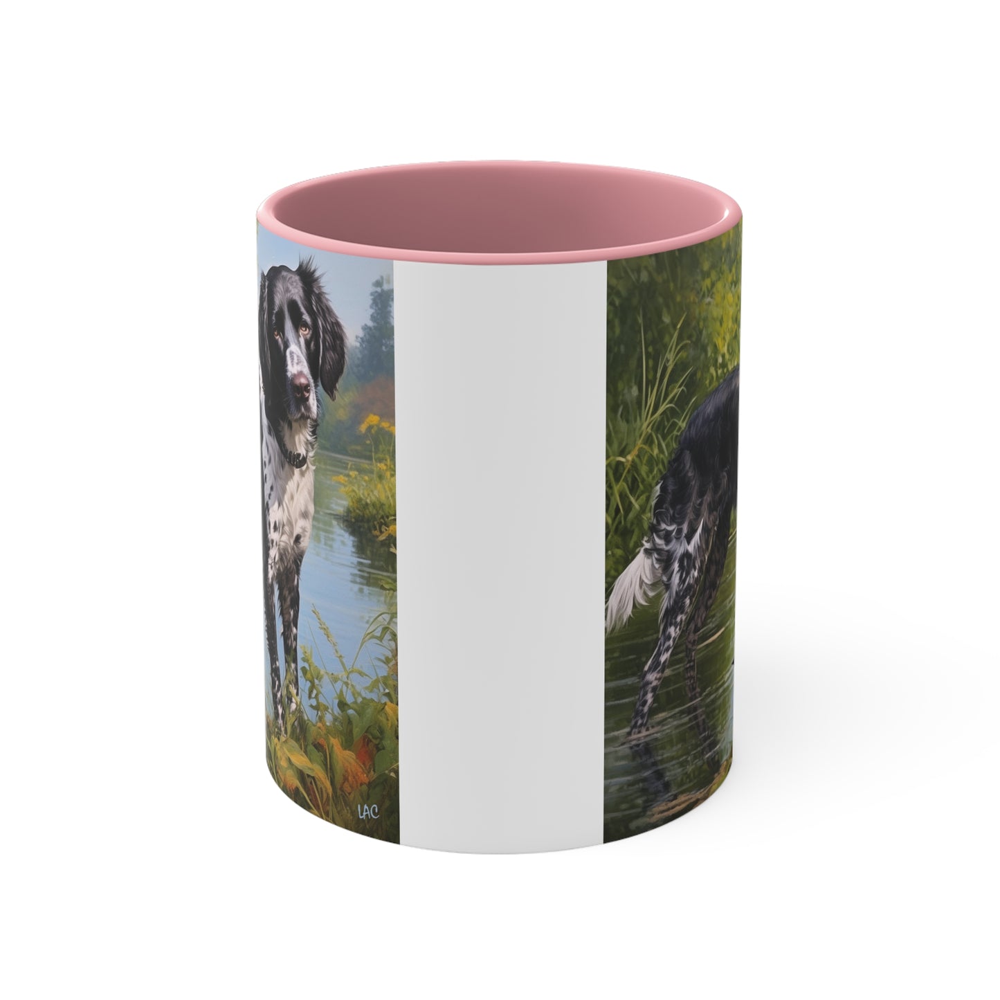 Large Munsterlander 11oz Ceramic Accent Mug