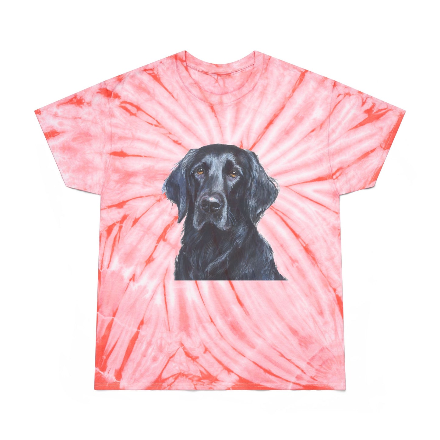 Flat-Coated Retriever Classic Tie-Dye Tee, Cyclone