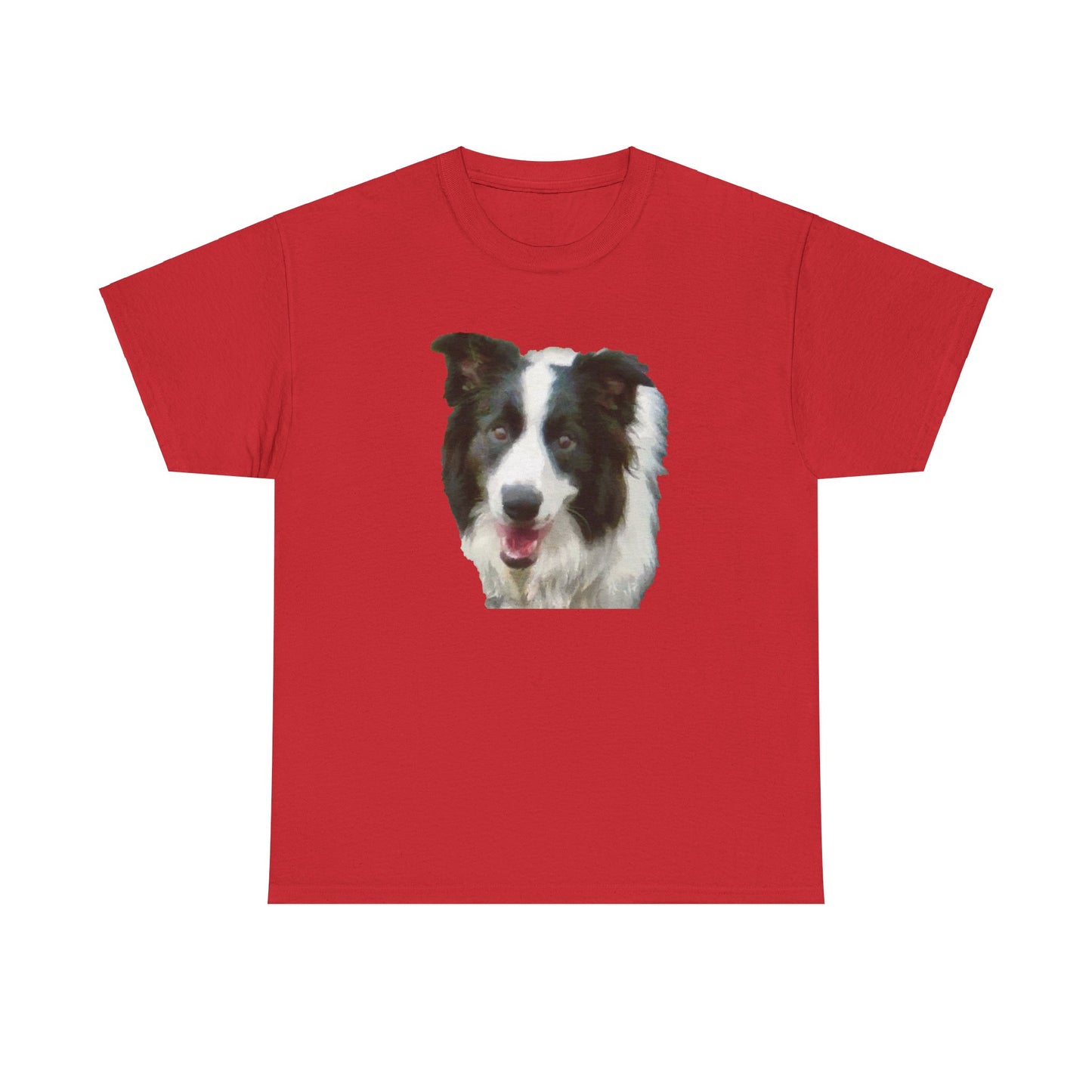 Border Collie '#2' Unisex Heavy Cotton Tee