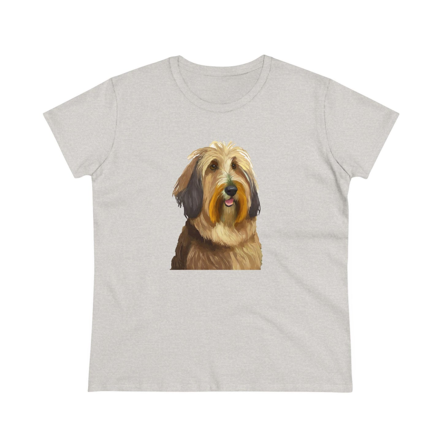 Charming Bergamasco Sheepdog Women's Midweight Cotton Tee