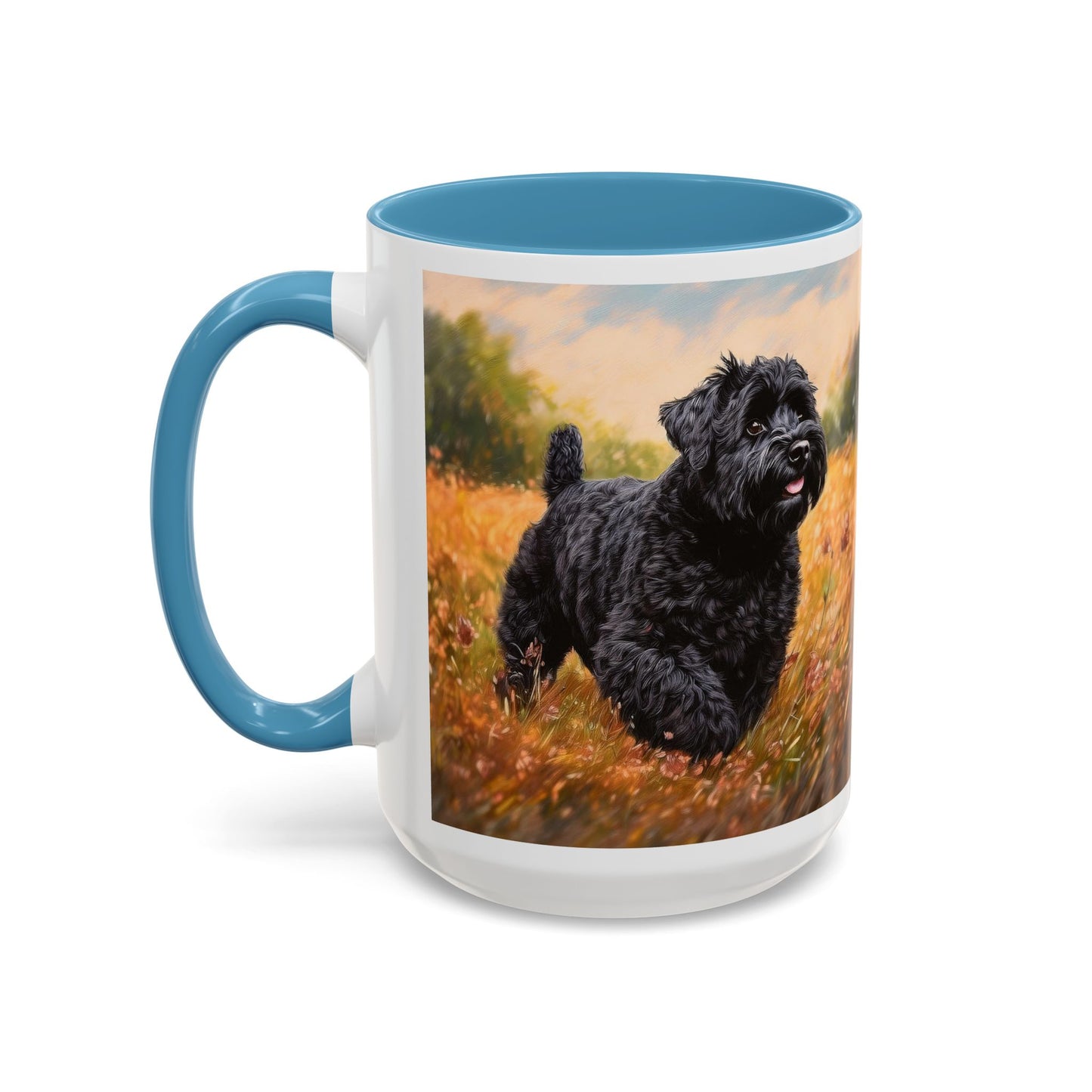 Black Russian Terrier Ceramic Accent Coffee Mug
