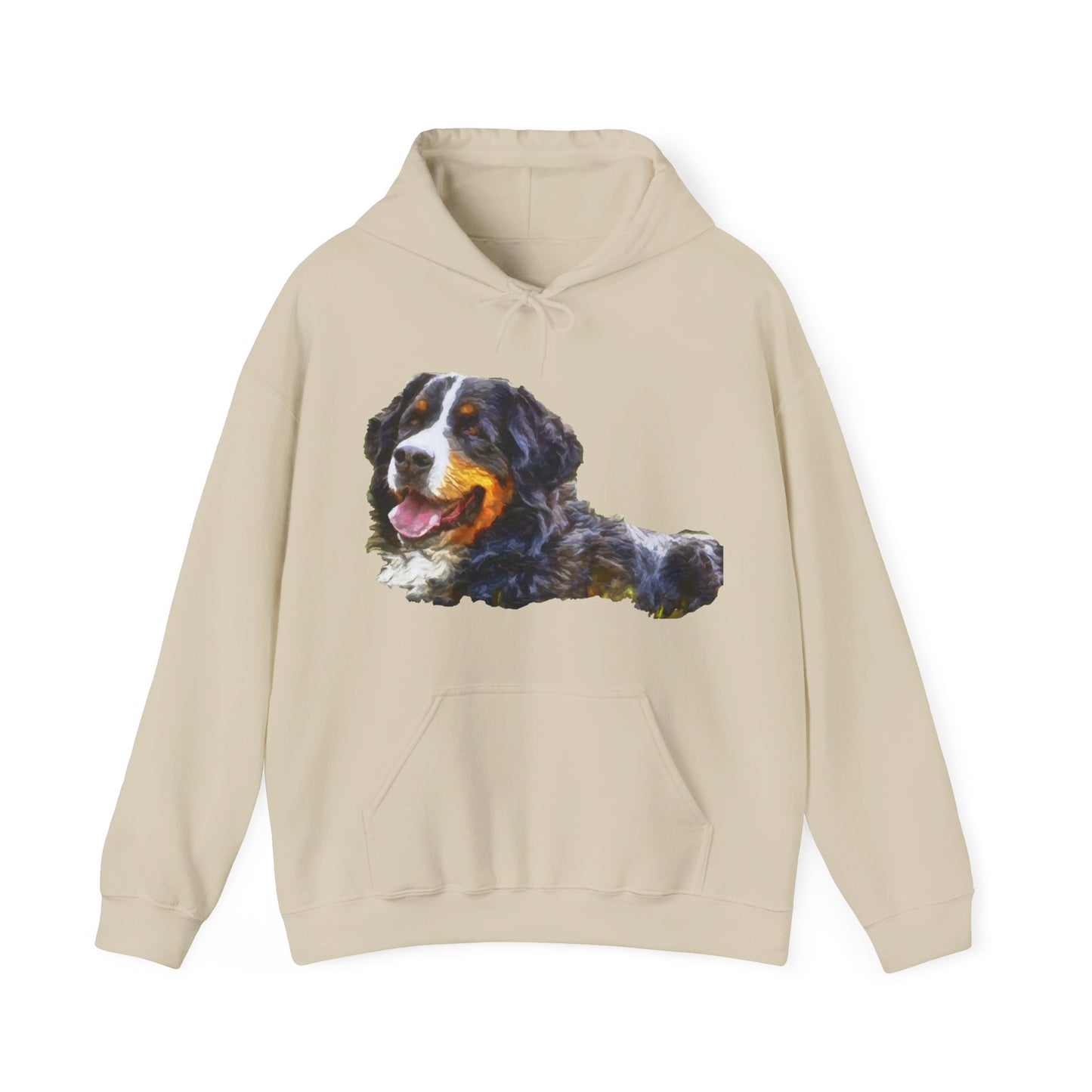 Bernese Mountain Dog Unisex 50/50 Hoodie: Your Comfy Sidekick