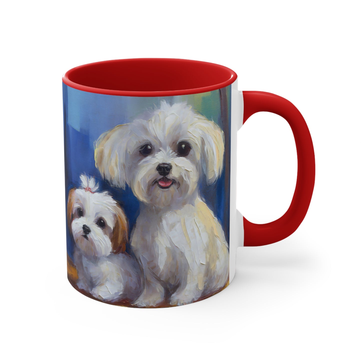 Maltese Puppies Accent Coffee Mug, 11oz
