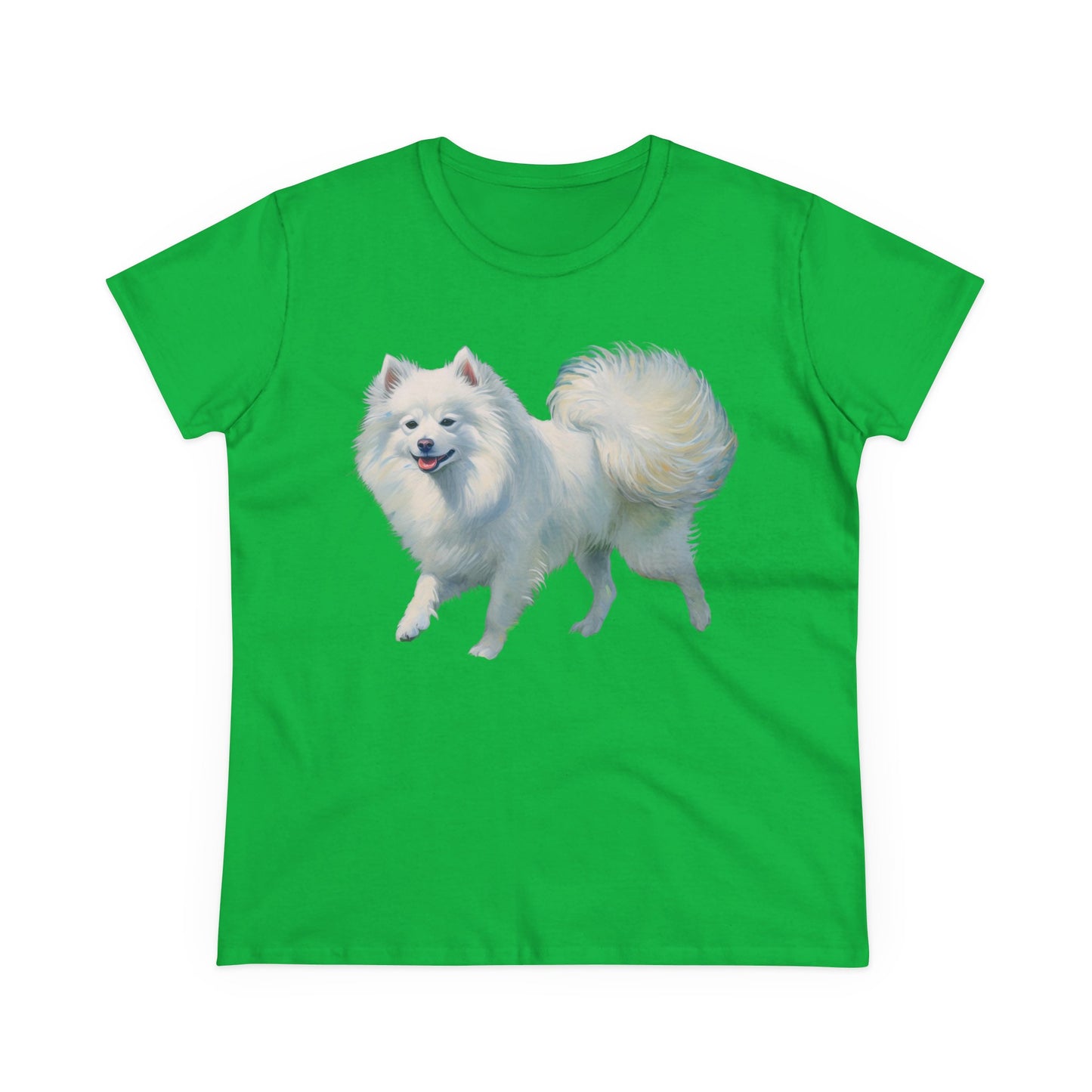 Japanese Spitz Women's Midweight Cotton Tee