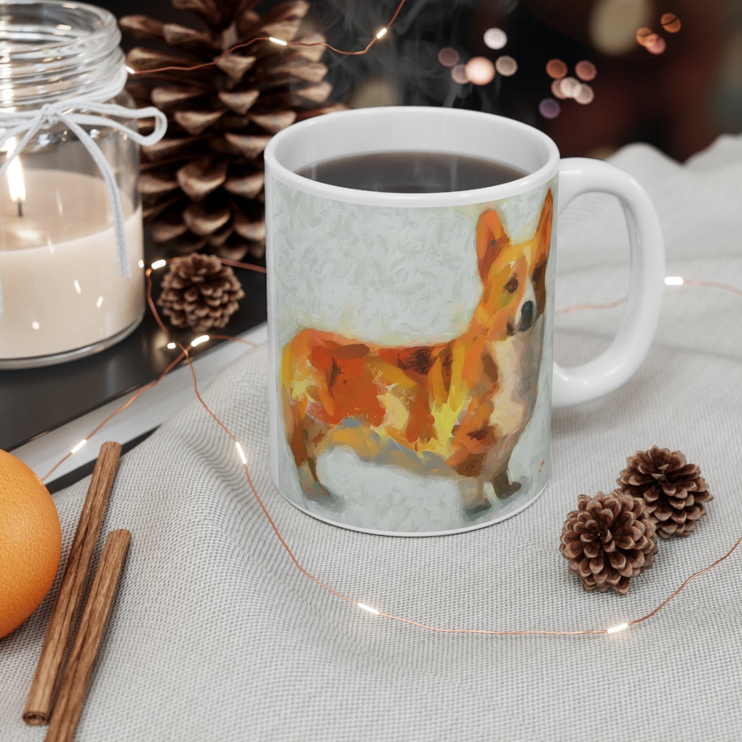 Pembroke Welsh Corgi Ceramic Mug 11oz