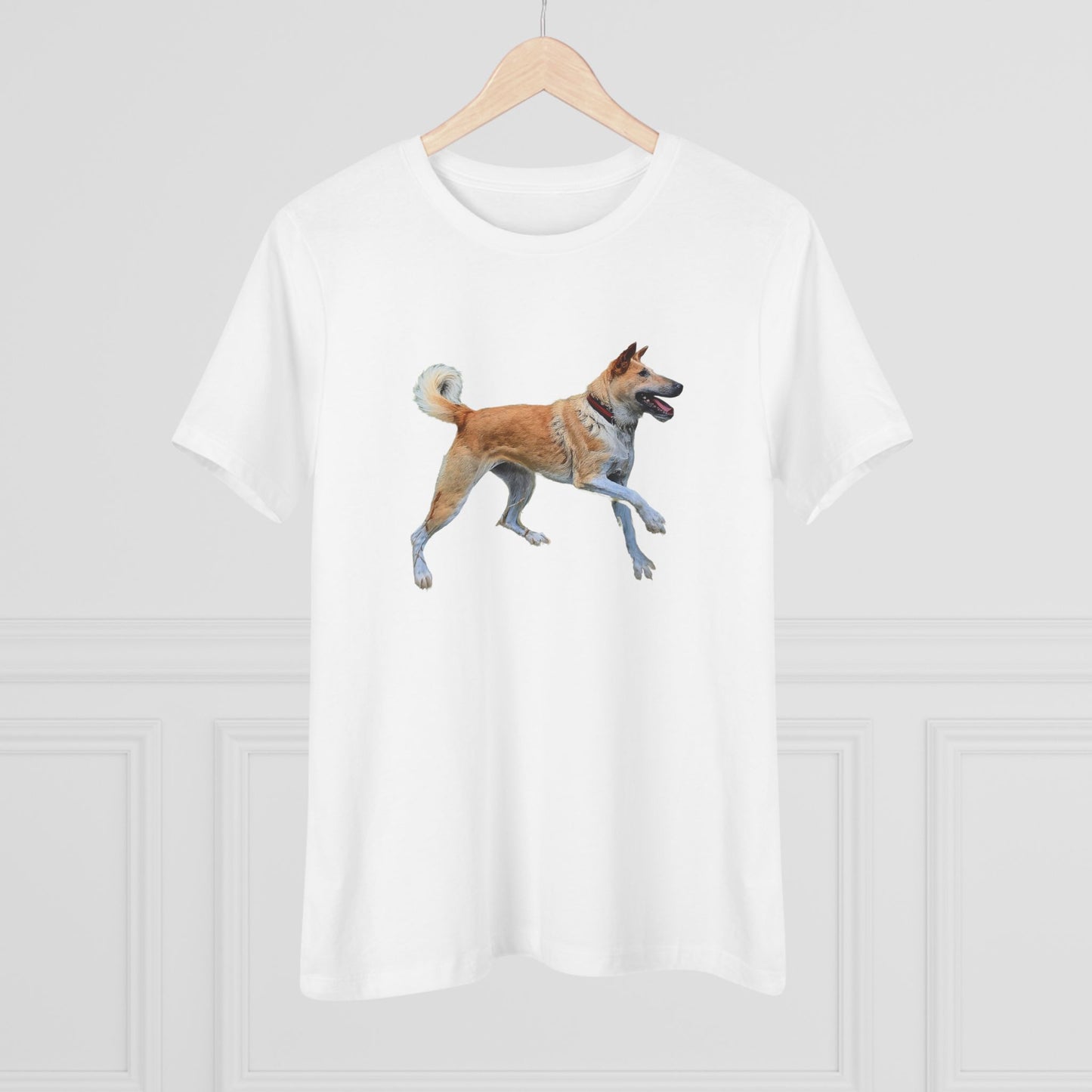 Korean Jindo Women's Relaxed Fit Cotton Tee