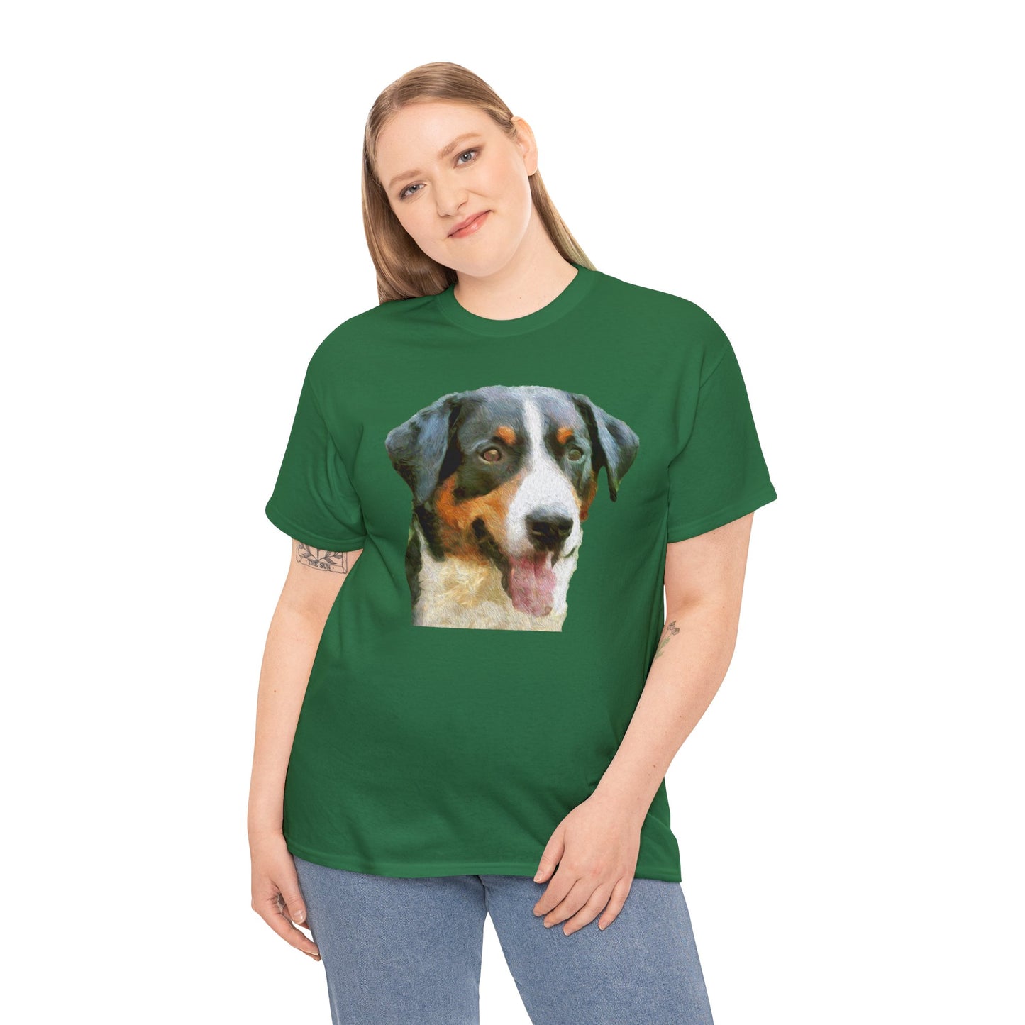 Appenzeller Sennenhund Classic Unisex Heavy Cotton Tee