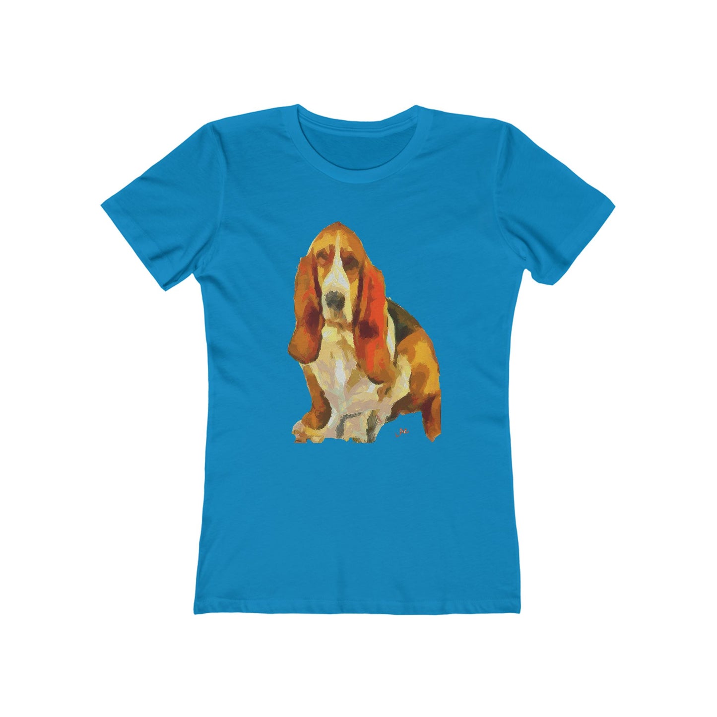 Basset Hound 'Lautrec' Women's Slim Fit T-Shirt