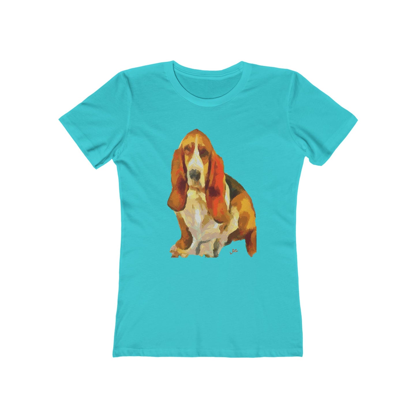 Basset Hound 'Lautrec' Women's Slim Fit T-Shirt