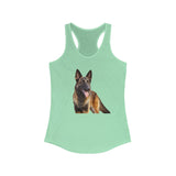 Dutch Sheepdog Women's Racerback Tank Top