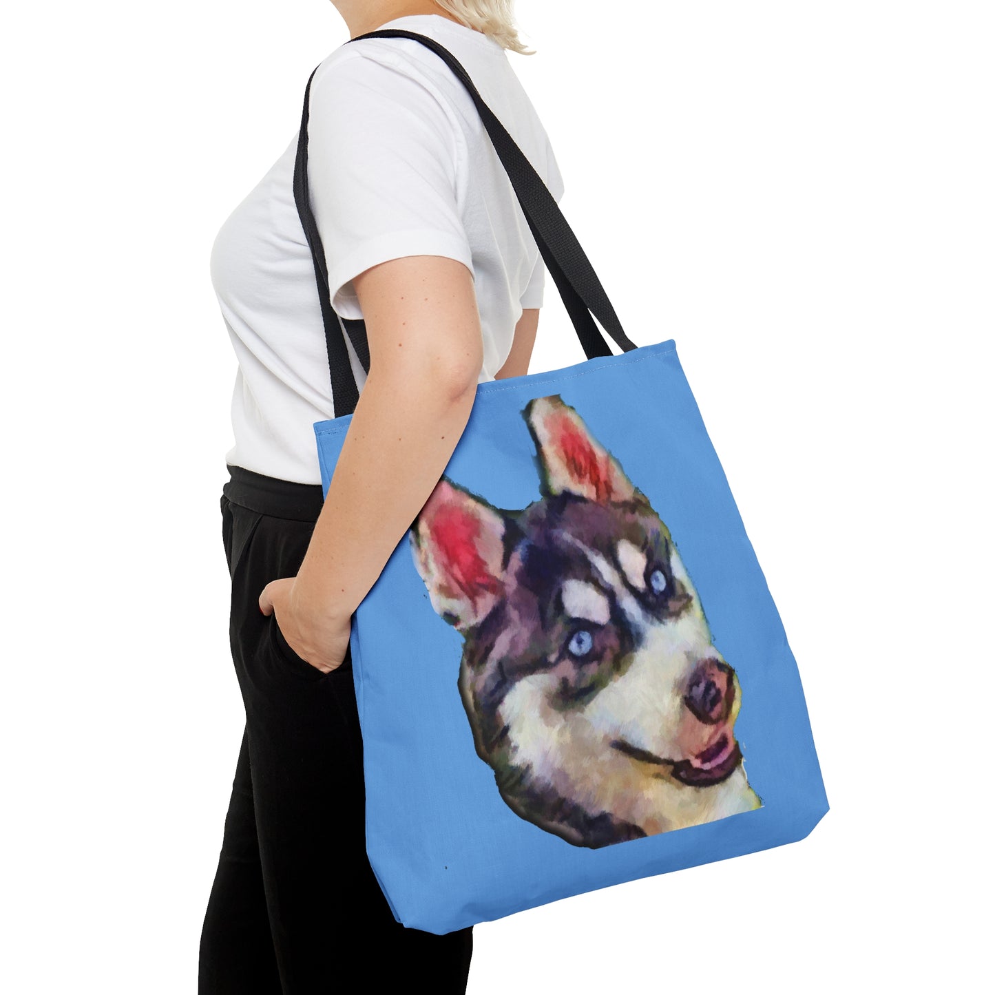 Siberian Huskie 'Iditarod' AOP Tote Bag