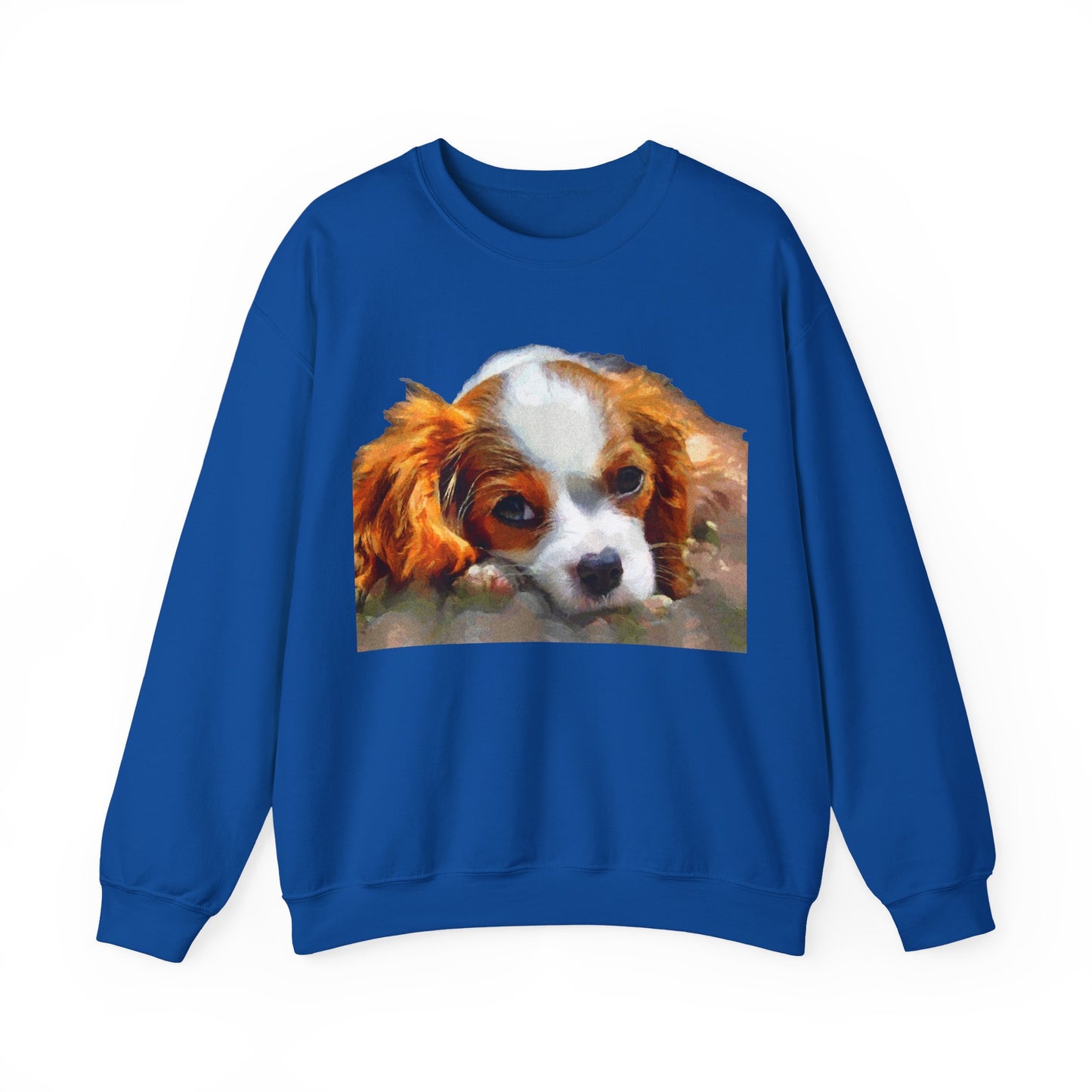 Cavalier King Charles Spaniel Puppy Crewneck Sweatshirt